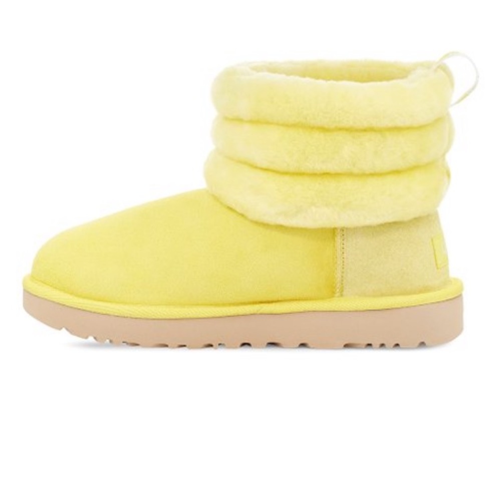 Ugg fluff quilted boot